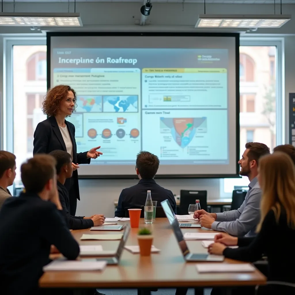 Modern office environment